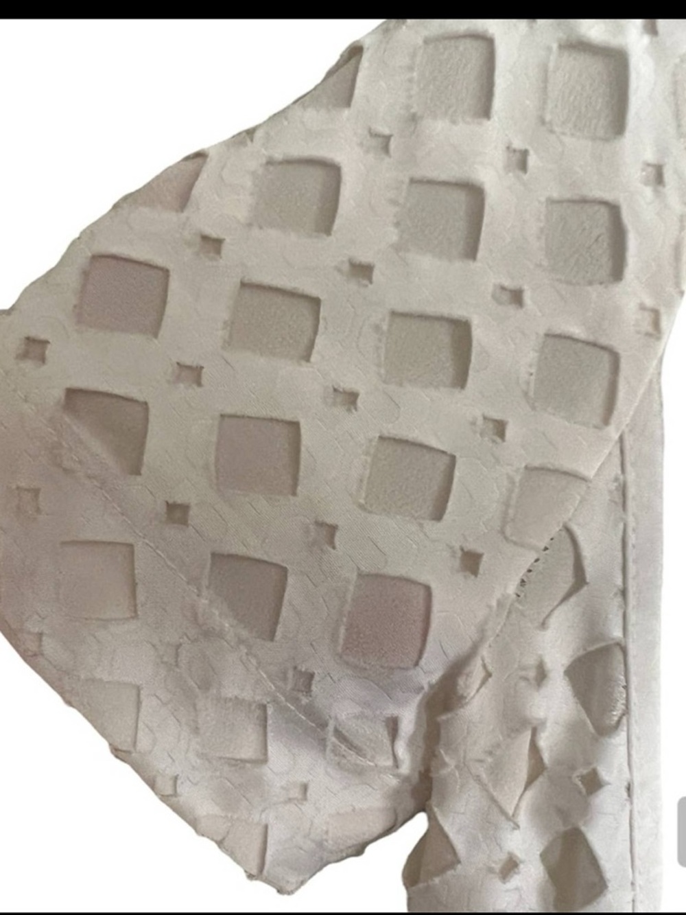 Fendi White Eyelet Panel-Front Tunic - Picture 7 of 12